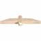 Ekena Millwork Eugene Smooth Timber Gable Bracket, Douglas Fir, 36"W x 7"H x 3 1/2"D x 3 1/2"F, 5/12 Pitch GBW036X07X0404EUG00SDF - alternate 5
